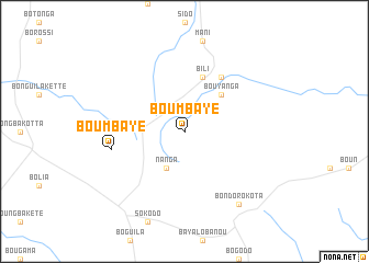 map of Boumbaye