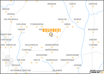 map of Boumbéri