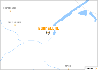 map of Bou Mellal