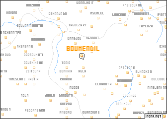 map of Bou Mendil