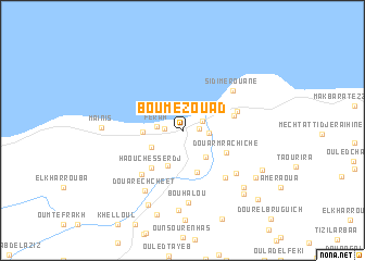 map of Bou Mezouad