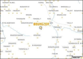map of Bou Mgzer