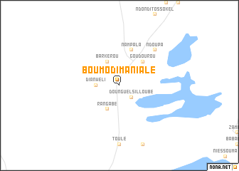 map of Boumodi Manialé