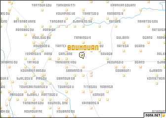 map of Boumouan