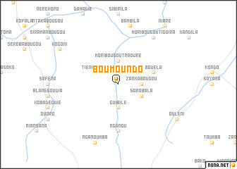 map of Boumoundo