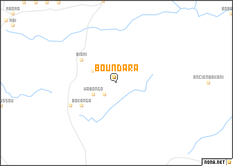 map of Boundara
