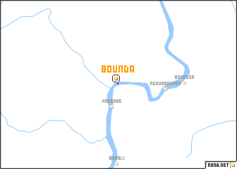 map of Bounda