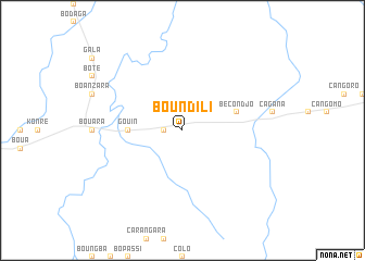 map of Boundili