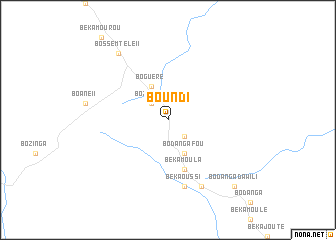 map of Boundi