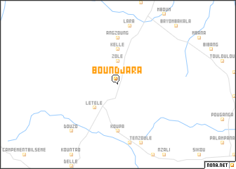 map of Boundjara