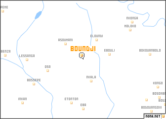 map of Boundji