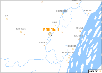 map of Boundji