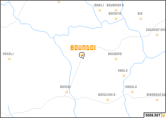 map of Boundoi