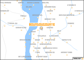 map of Boundou Goumyé