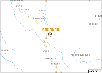 map of Boundou