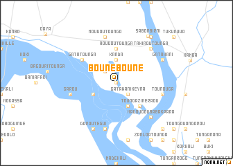 map of Bouné Bouné