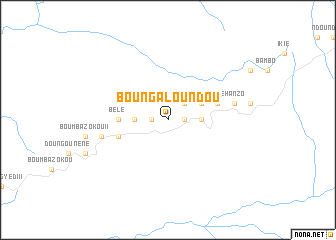 map of Boungaloundou