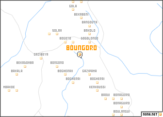 map of Boungoro