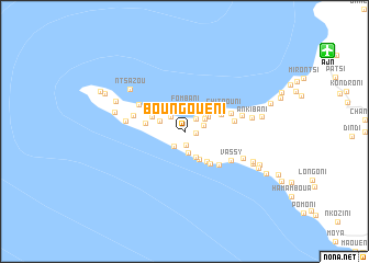 map of Boungouéni