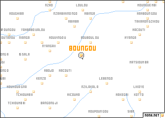 map of Boungou