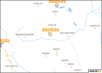 map of Boungou