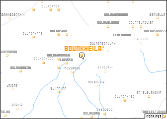 map of Bou Nkheïla