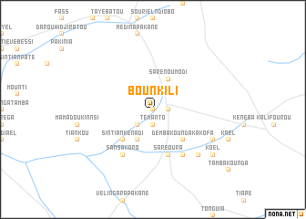 map of Bounkili