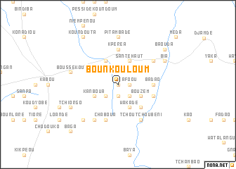 map of Bounkouloum