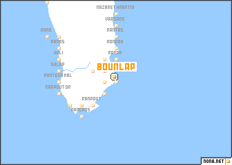 map of Bounlap