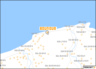map of Bou Noua