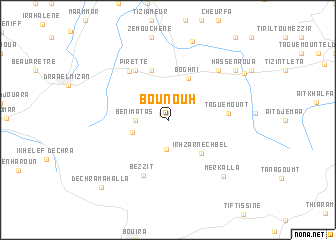map of Bou Nouh