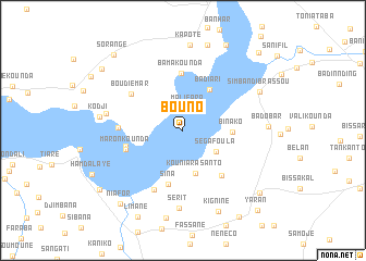 map of Bouno