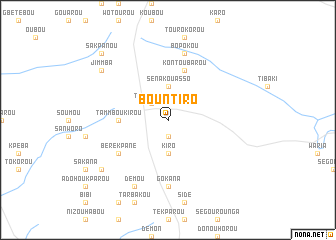 map of Bountiro