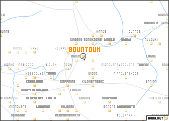 map of Bountoum