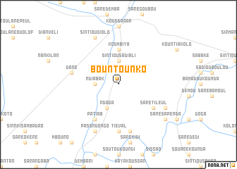 map of Bountounko