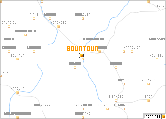 map of Bountoun