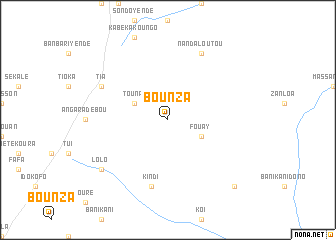 map of Bounza