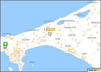 map of Boun