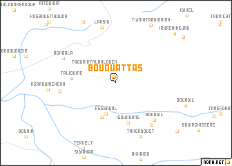 map of Bou Ouattas