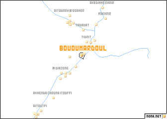 map of Bou Oumardoul