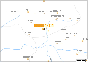map of Bou Ourhzir