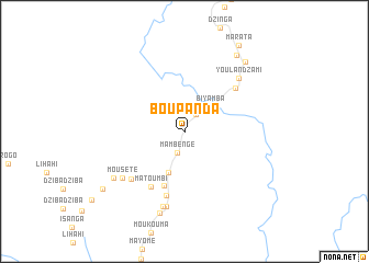 map of Boupanda