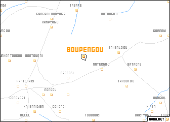 map of Boupèngou