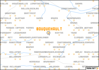 map of Bouquehault