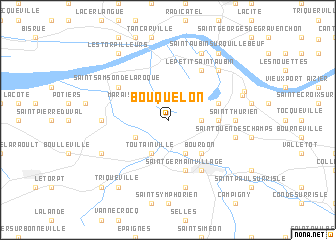 map of Bouquelon