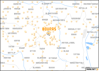 map of Bou Râs