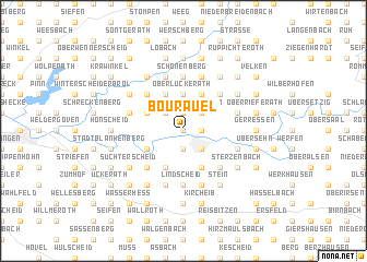 map of Bourauel