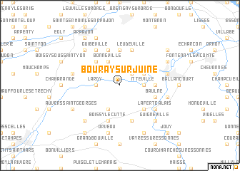 map of Bouray-sur-Juine