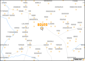 map of Boura