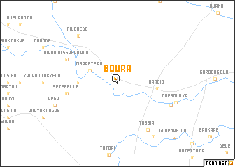 map of Boura